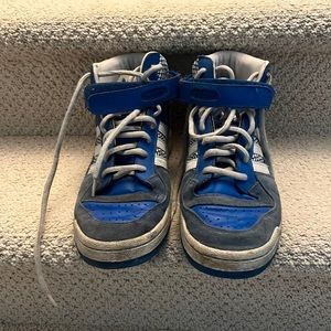 Blue Adidas High Tops